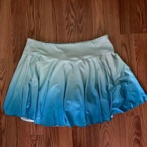 Blue ombré skort